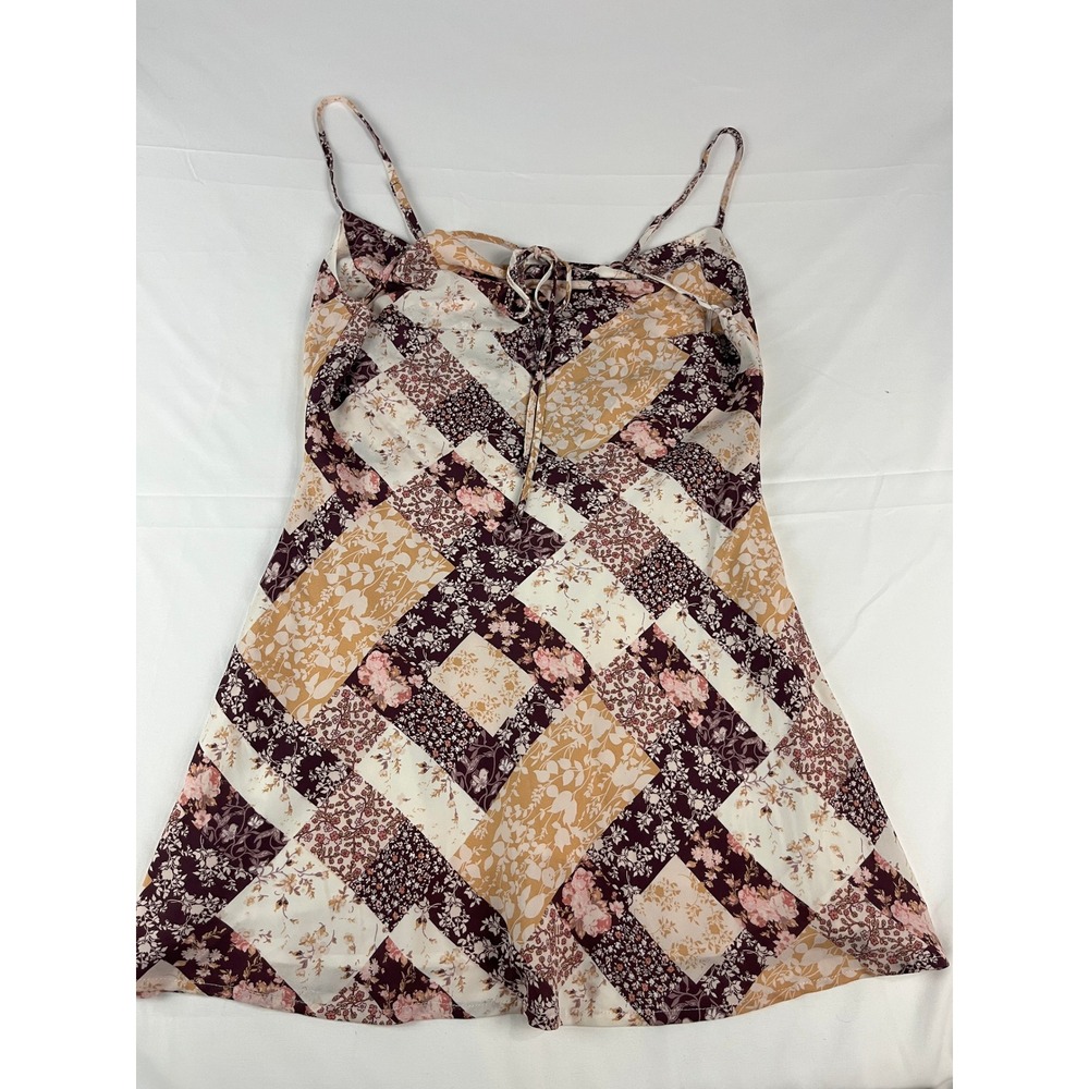 LE LIS COLLECTION Patchwork Floral Print Slip Dre… - image 6